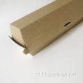 Caja de hotdog de papel kraft compostable